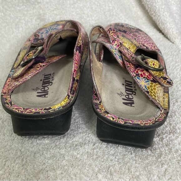 Alegria Donna Asian Bouquet Clogs Women’s Size 37 6.5/7 - Picture 6 of 8